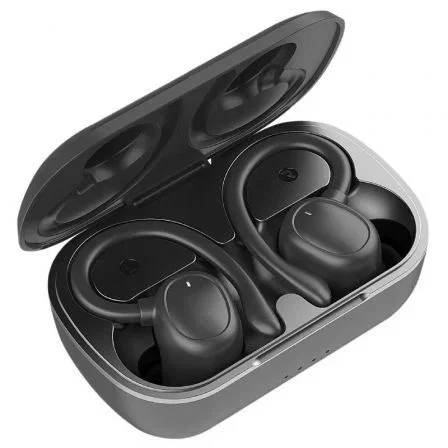 Auriculares Muvit Io Smart True Wireless Sport Enc con Estuche de Carga, Autonomía 6h, Negro Auriculares Muvit Io Smart True Wireless Sport Enc con Estuche de Carga, Autonomía 6h, Negro